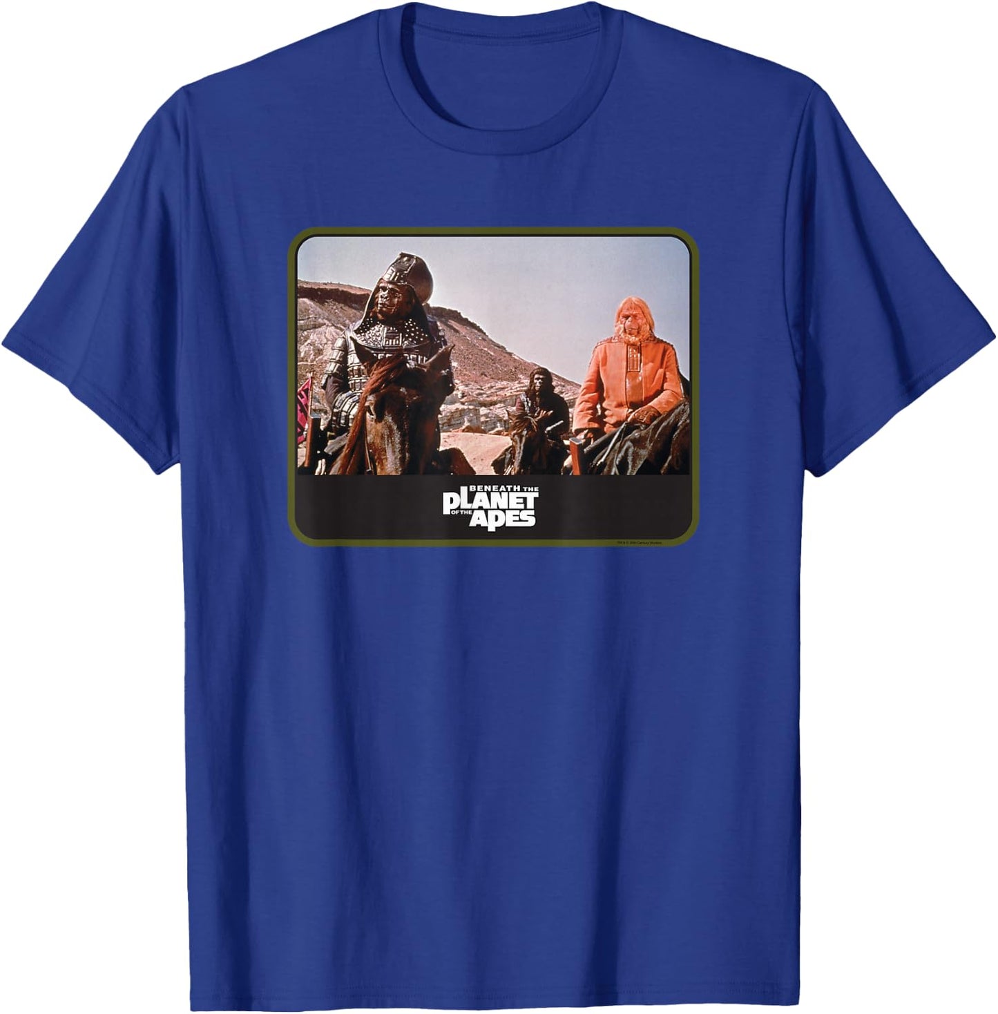 Beneath The Planet of The Apes 1970 General Ursus & Dr Zaius T-Shirt - T-Shirt | Royal