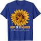 Mom Of A Warrior Childhood Cancer Awareness T-Shirt - T-Shirt | Royal