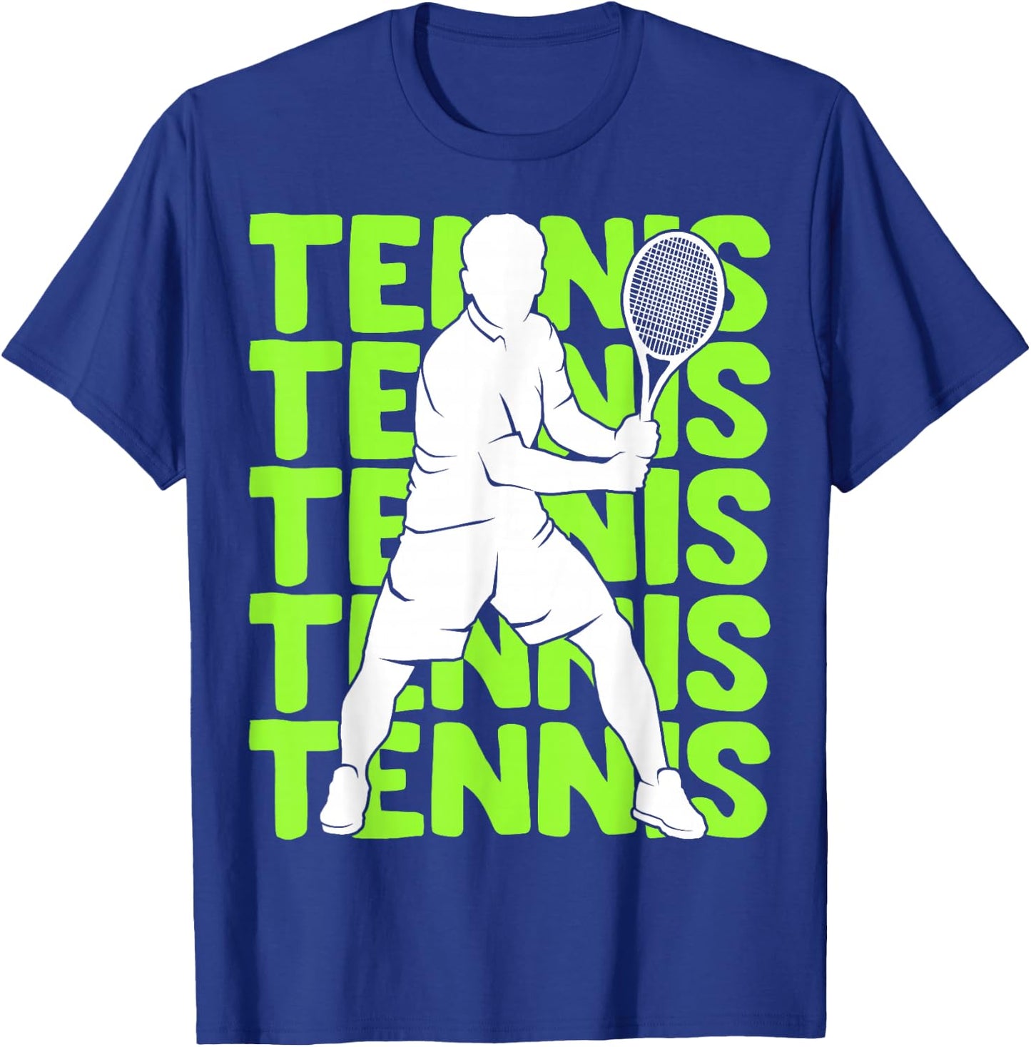 Tennis Youth Men Boys Kids T-Shirt - T-Shirt | Royal