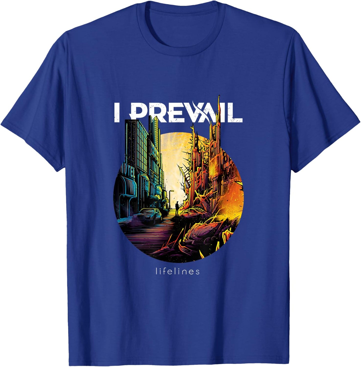 I Prevail - Lifelines Cover T-Shirt - T-Shirt | Royal
