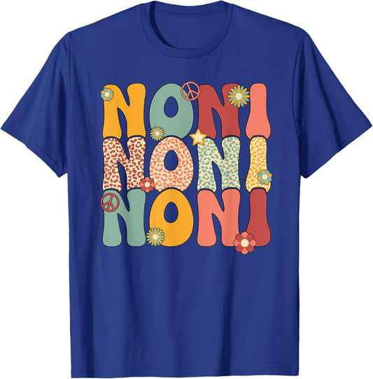 Noni Grandma Groovy Noni Grandmother T-Shirt - T-Shirt | Royal