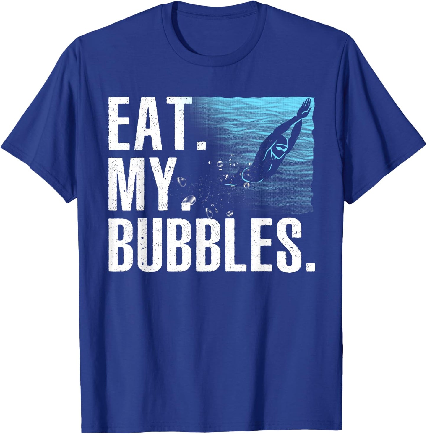 Funny Swimming Art Women Swim Coach Rescue Swimmer T-Shirt - T-Shirt | Royal