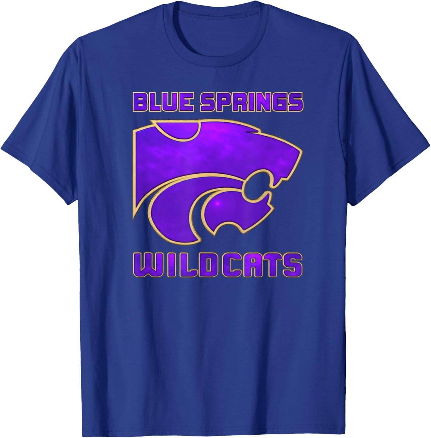 Blue Springs Wildcats T-Shirt - T-Shirt | Royal