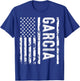 Garcia Last Name Funny Surname Team Garcia Family Reunion T-Shirt - T-Shirt | Royal