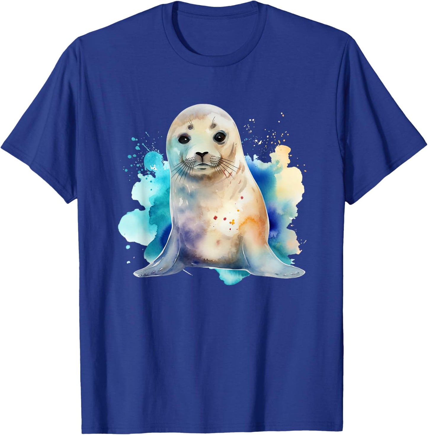 Seal Watercolor Sea Lion T-Shirt - T-Shirt | Royal