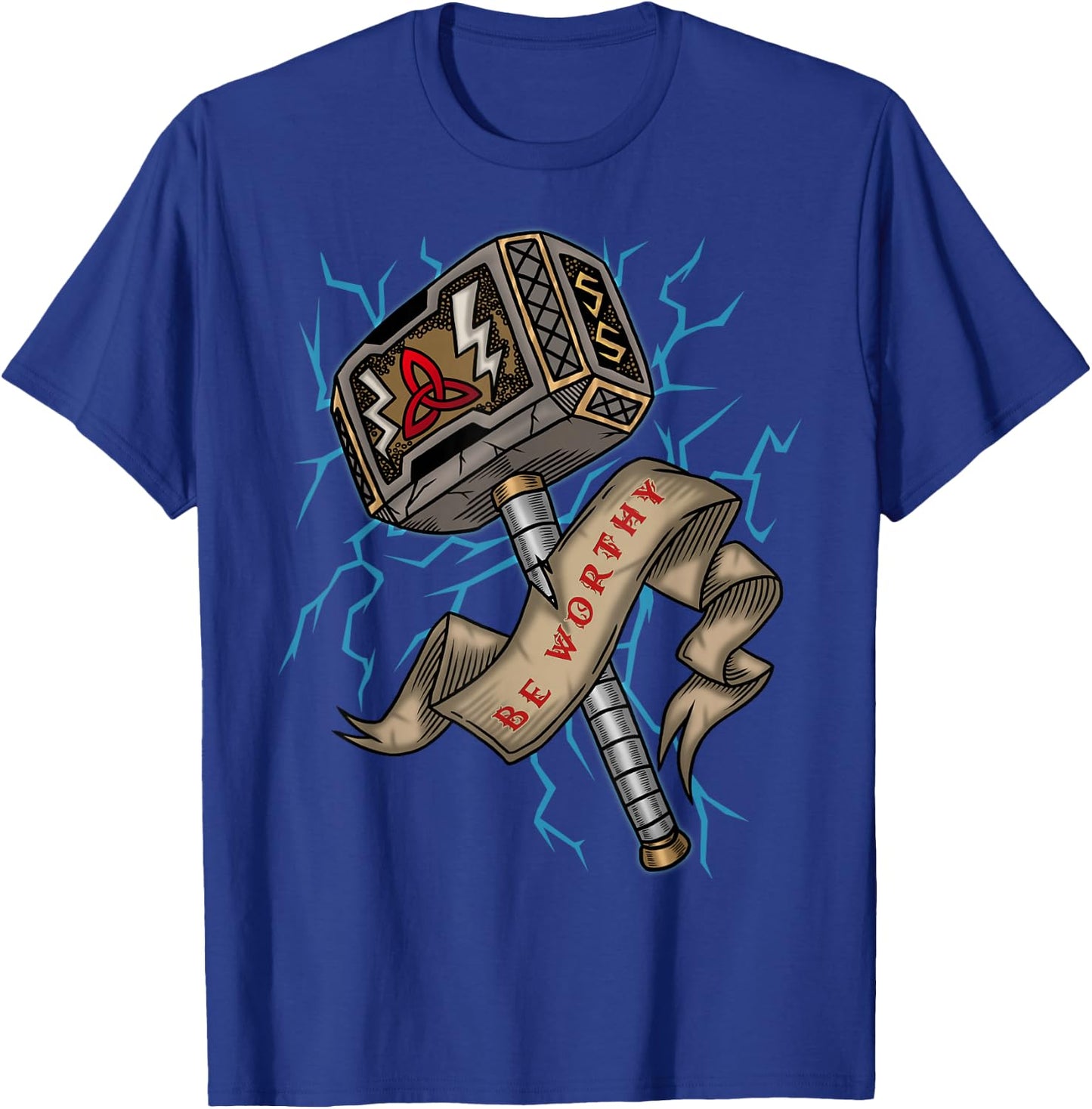 Thor Hammer Viking Berserker Mjolnir T-Shirt - T-Shirt | Royal