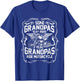 Some Grandpas Play Bingo Real Grandpas Ride Motorcycle T-Shirt - T-Shirt | Royal