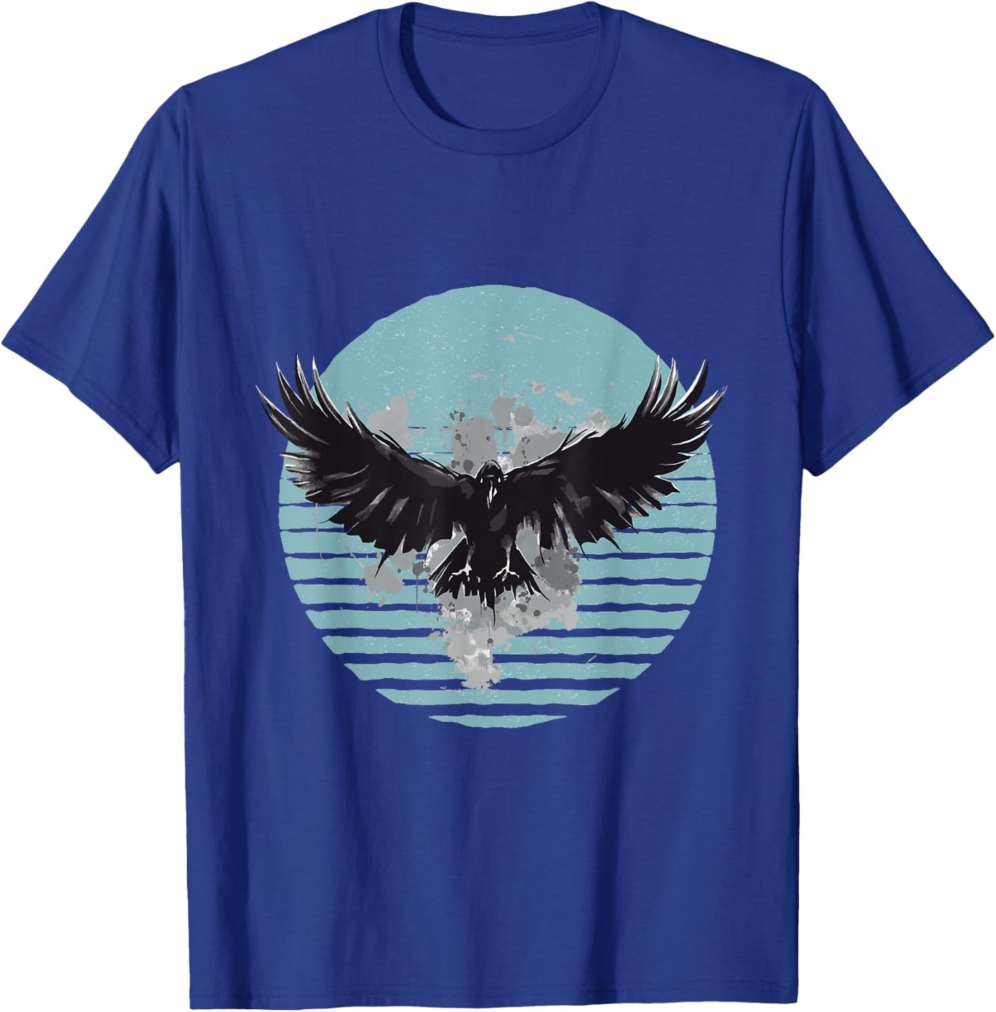 Raven moon Gothic raven Dark nature Mystical bird Raven Art T-Shirt - T-Shirt | Royal