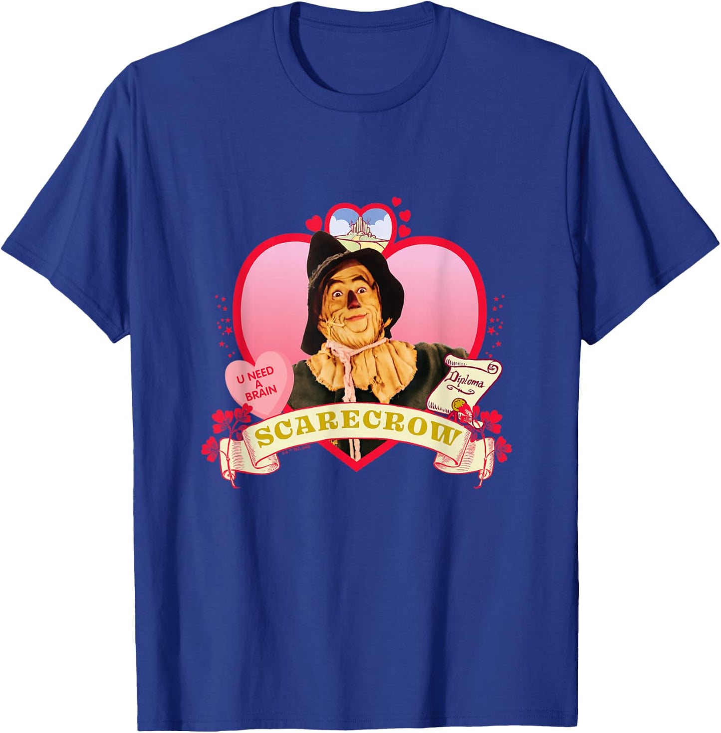 The Wizard of Oz - Heart Scarecrow T-Shirt - T-Shirt | Royal