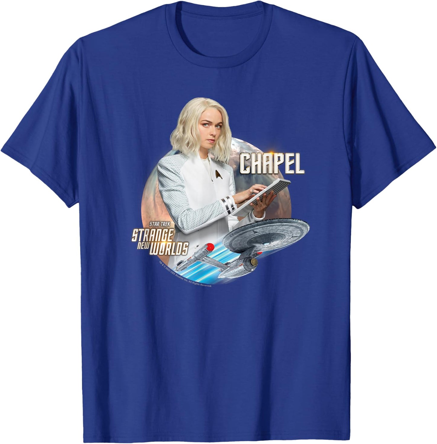 Star Trek Strange New Worlds Nurse Chapel T-Shirt - T-Shirt | Royal