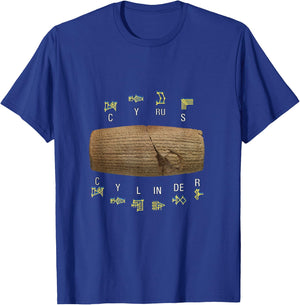 Cyrus Cylinder Anunnaki ancient Sumerians Akkadians T-Shirt - T-Shirt | Royal