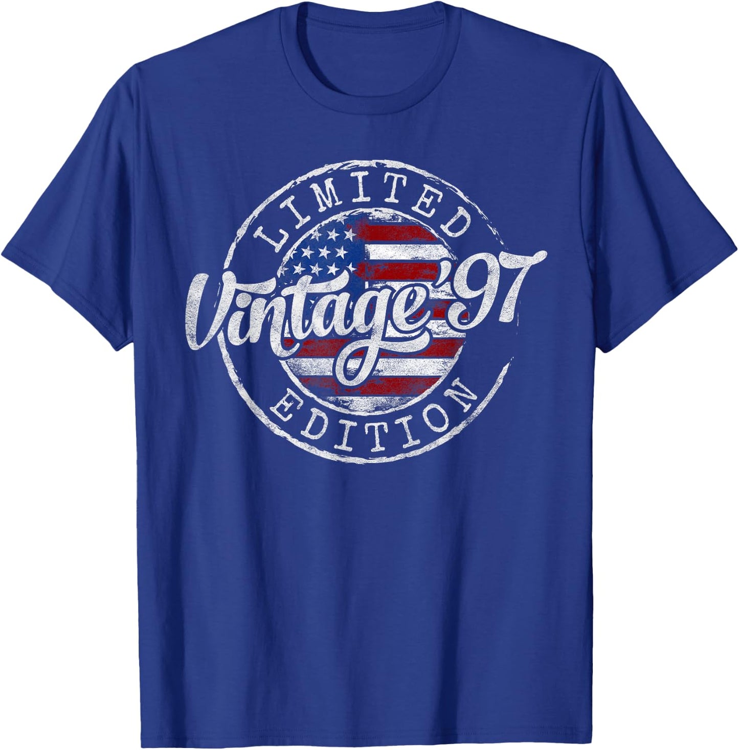Vintage 1997 28th Birthday Gifts Women 28 Year Old T-Shirt - T-Shirt | Royal