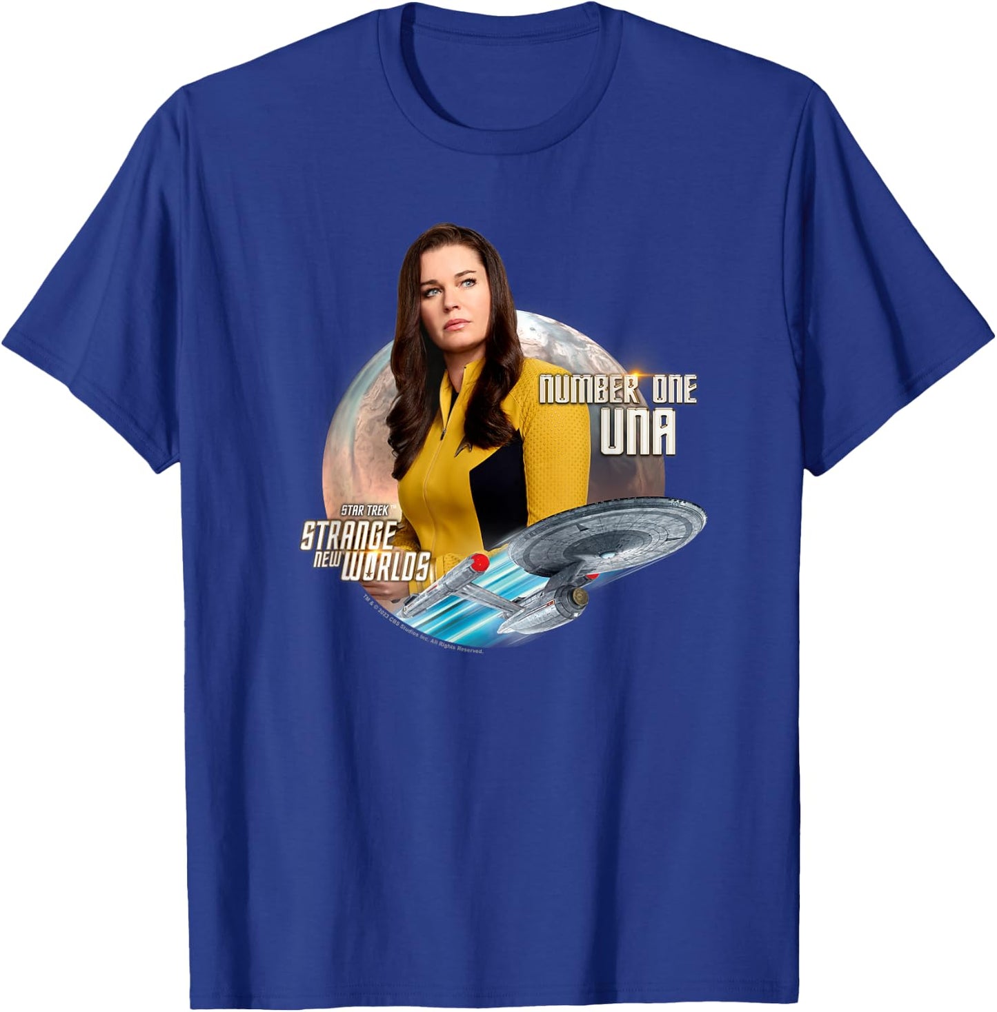 Star Trek Strange New Worlds Number One Una T-Shirt - T-Shirt | Royal