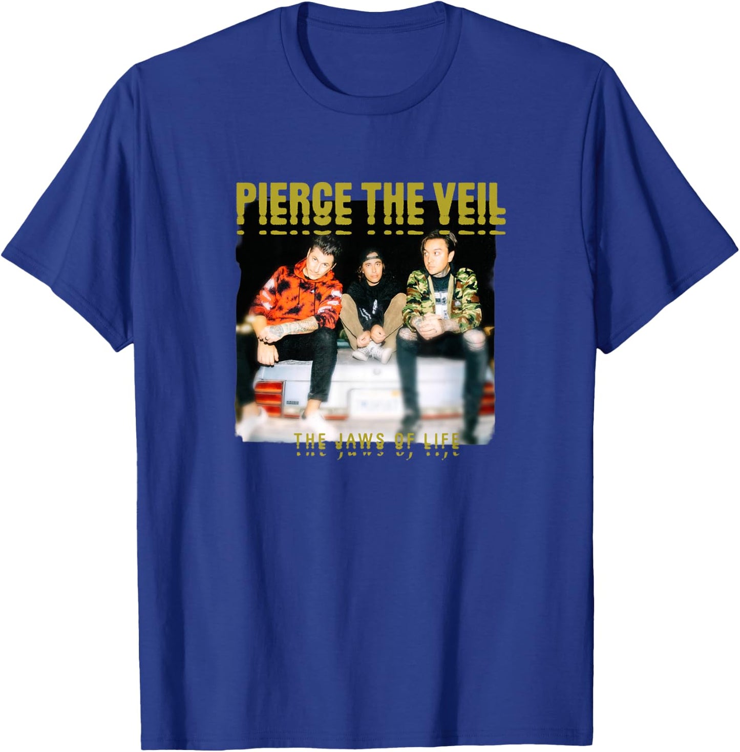 Pierce The Veil - Jaws Photo T-Shirt - T-Shirt | Royal