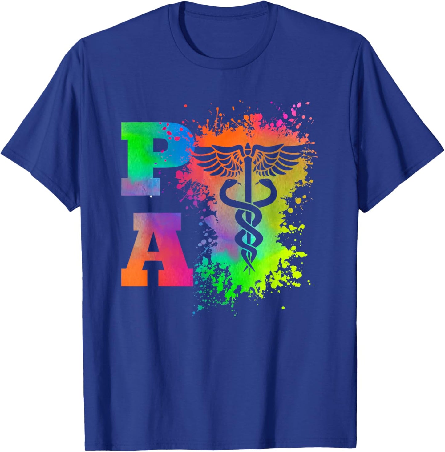 Physician Assistant Caduceus PA T-Shirt - T-Shirt | Royal