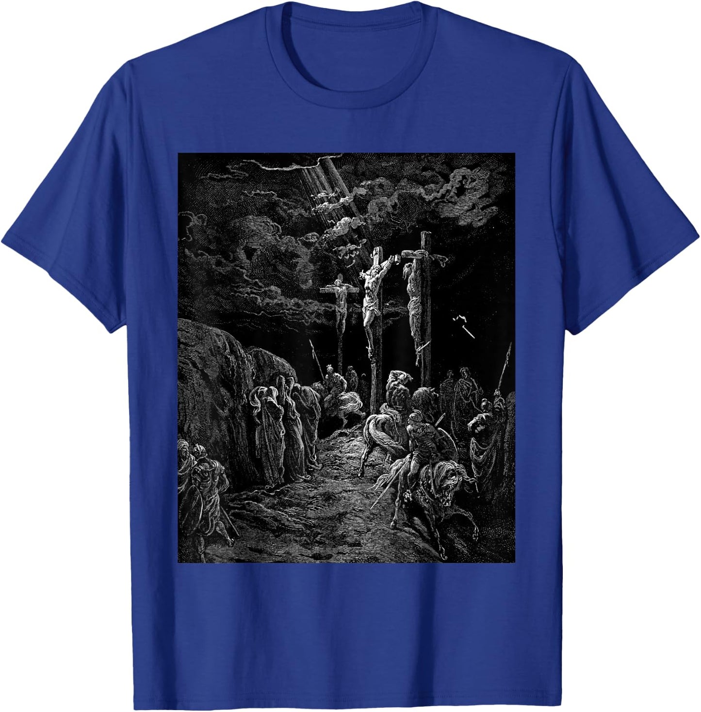 The Crucifixion of Jesus Gustave Dore Biblical Art T-Shirt - T-Shirt | Royal