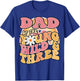 Daisy Birthday Dad Young Wild & 3 Boho 3rd Matching T-Shirt - T-Shirt | Royal
