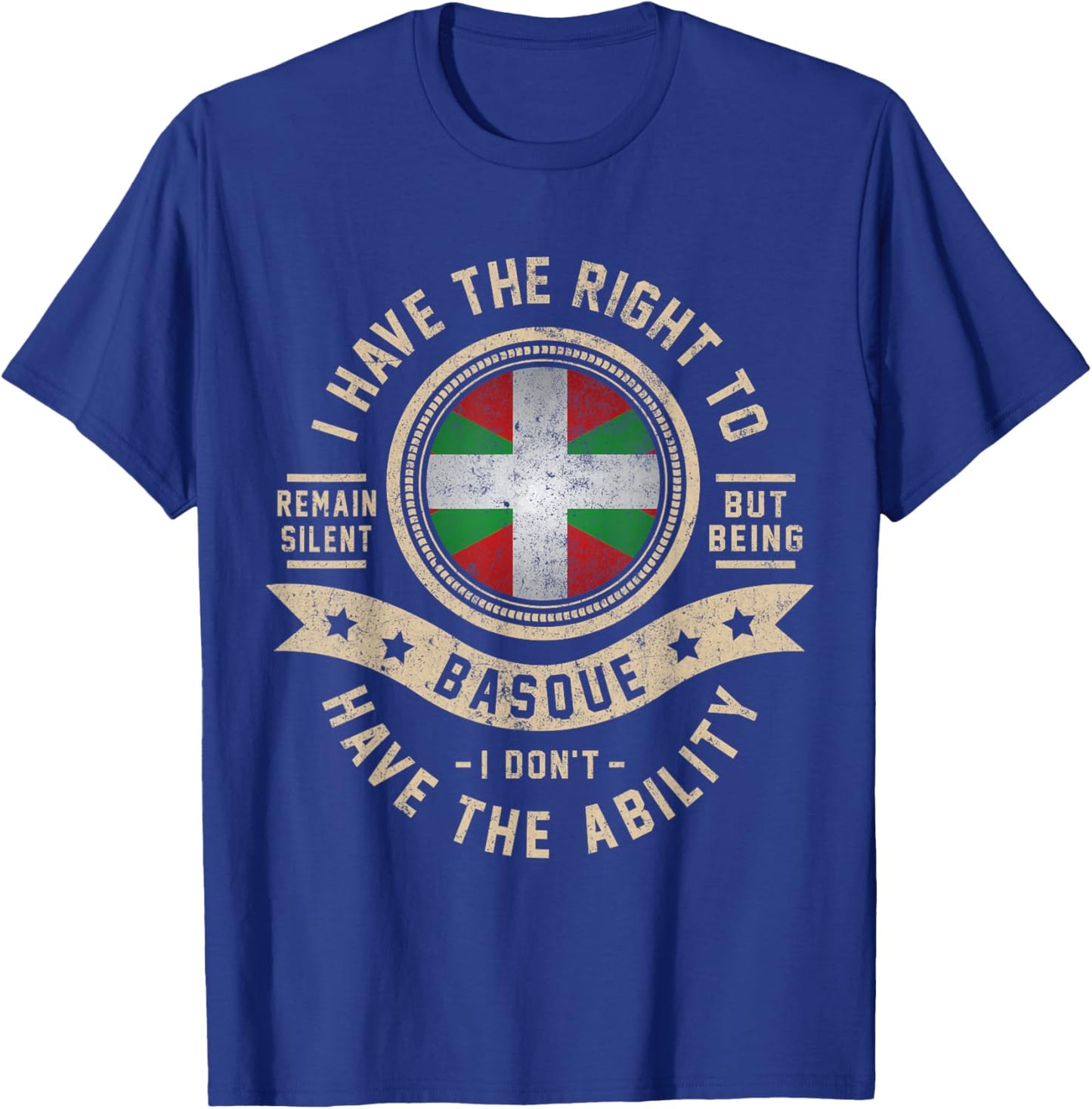 Basque Country Design Basque Men & Women T-Shirt - T-Shirt | Royal