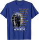 The Devil Saw Me With My Head Down Until I Said Amen Retro T-Shirt - T-Shirt | Royal