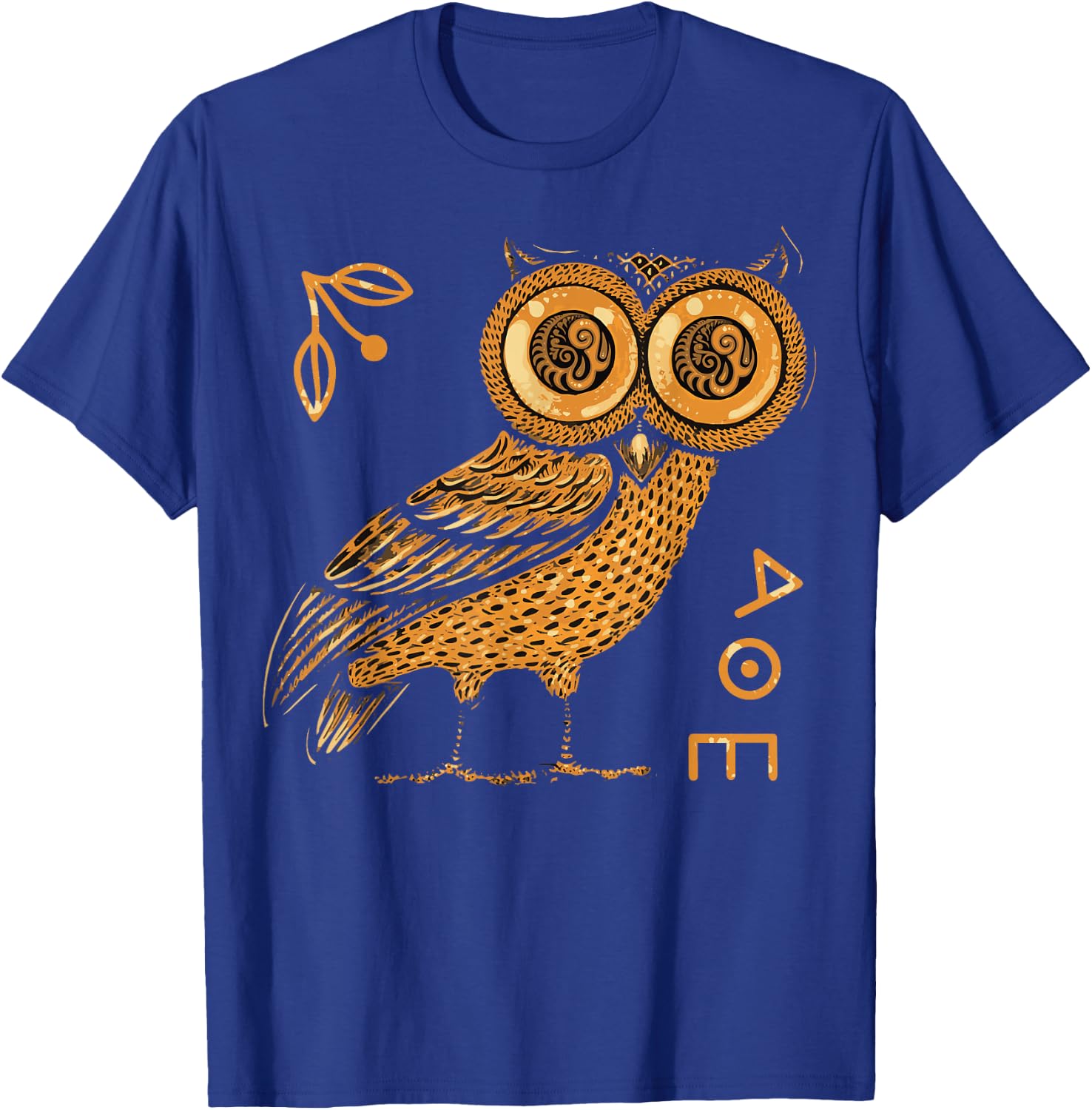 Athena's Owl - Greek Mythology - Ancient Greece T-Shirt - T-Shirt | Royal