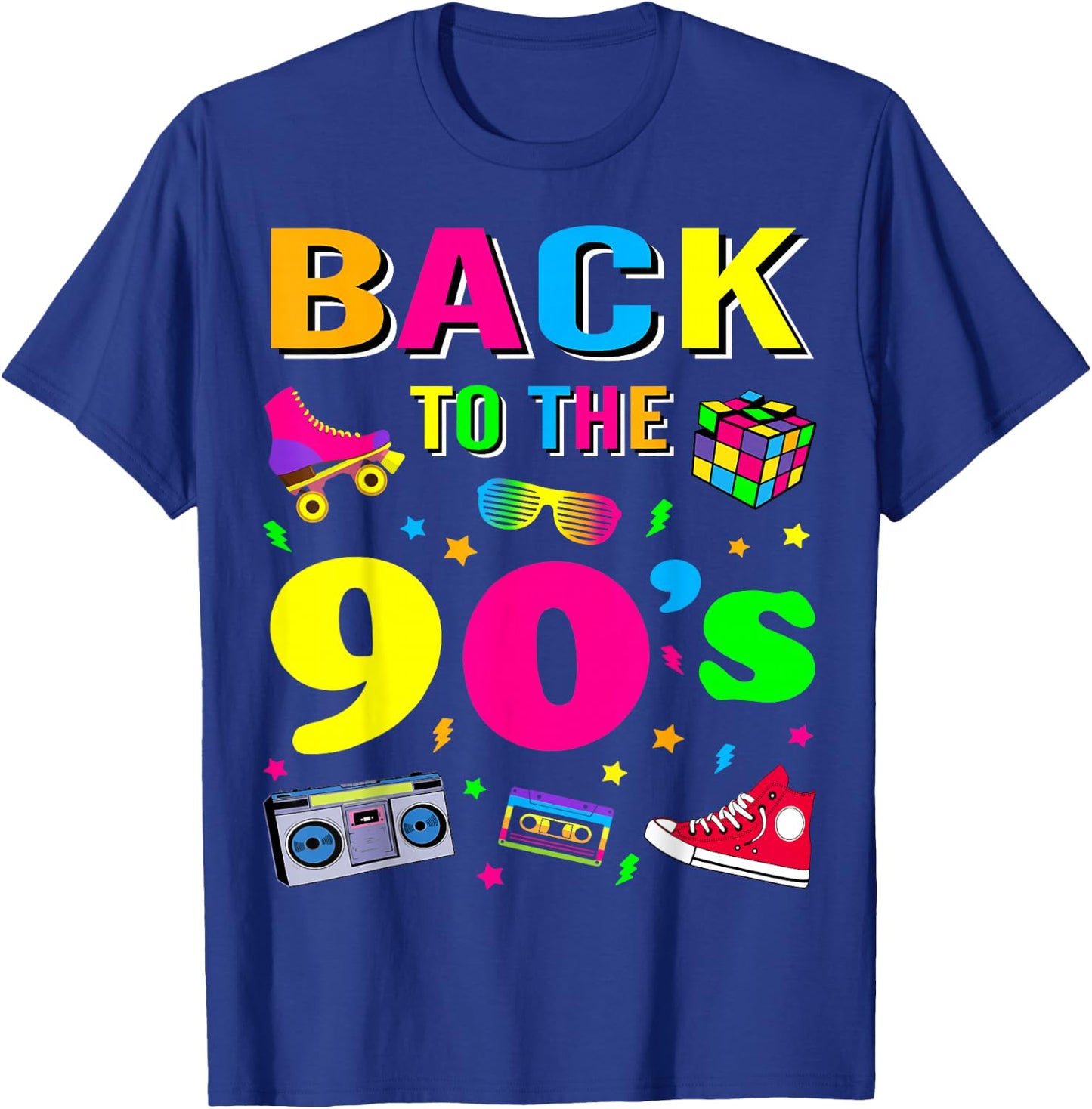 90s retro motto I love 90's T-Shirt - T-Shirt | Royal