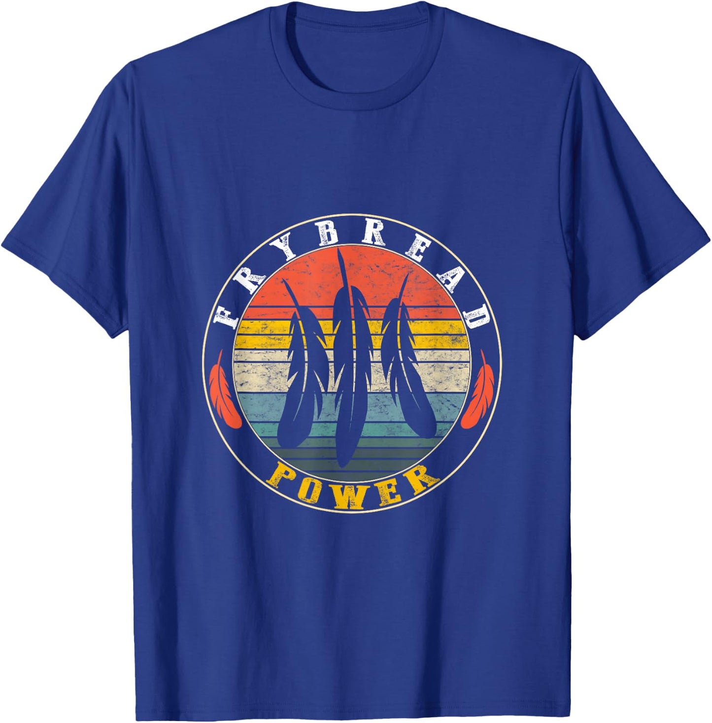 Frybread Power Food Lover Native American Indian Foodie Taco T-Shirt - T-Shirt | Royal