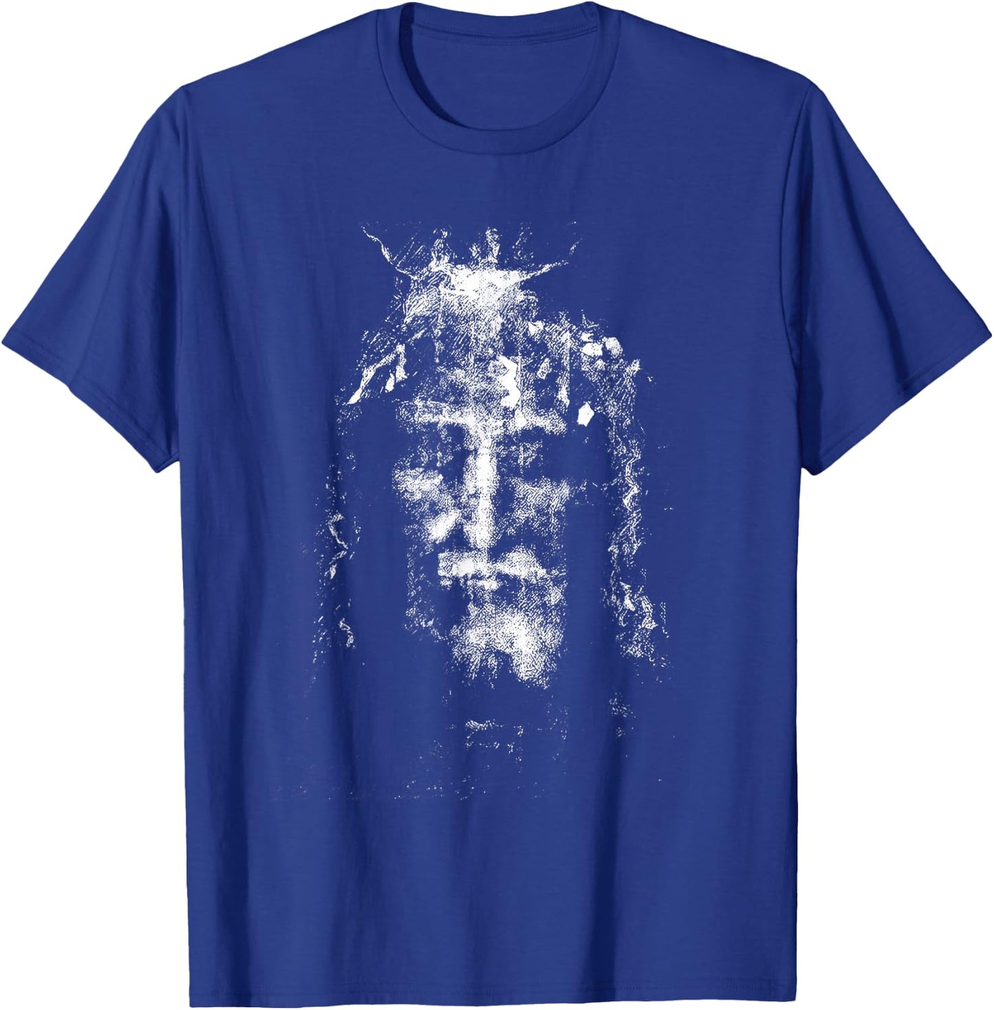 Vintage The Shroud Of Turin Holy Face Of Jesus T-Shirt - T-Shirt | Royal