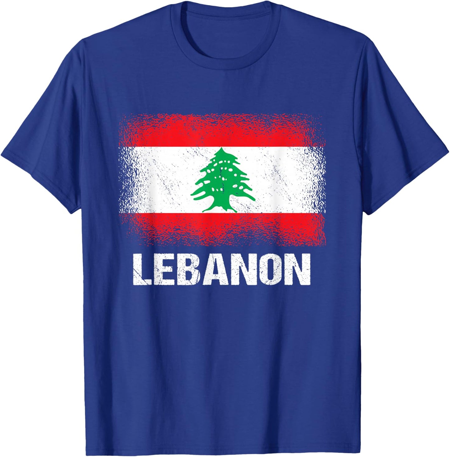 Lebanese Flag Lebanon T-Shirt - T-Shirt | Royal
