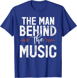 The Man behind the Music DJ T-Shirt - T-Shirt | Royal
