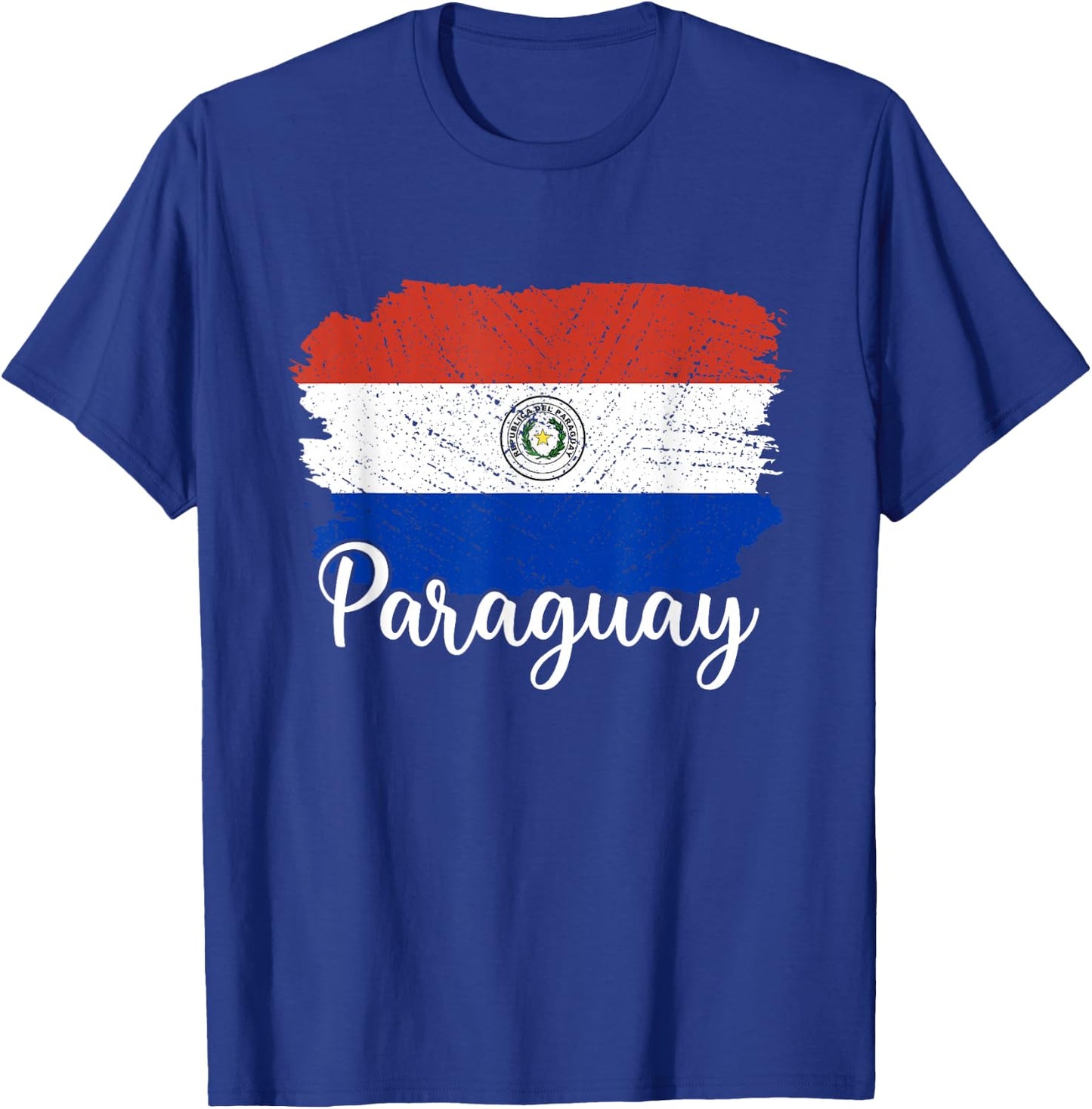 Paraguay Flag Men Women Kids Paraguay Country T-Shirt - T-Shirt | Royal