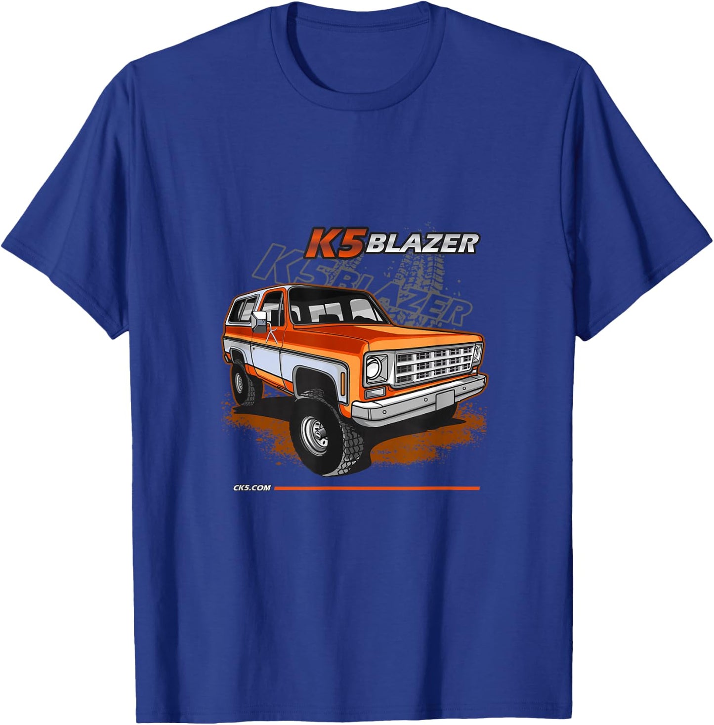 1973-79 K5 Blazer square body 4x4 round eye T-Shirt - T-Shirt | Royal