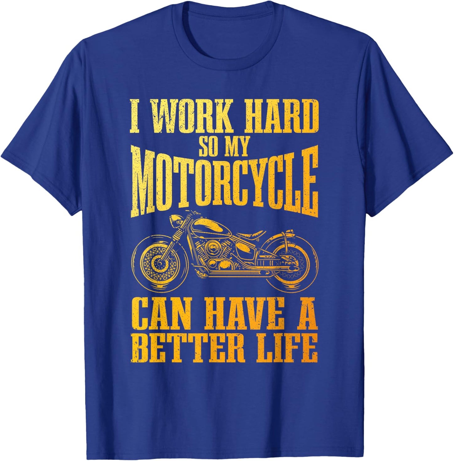 Cool Motorcycle Design Women Motorcycle Lover Rider T-Shirt - T-Shirt | Royal