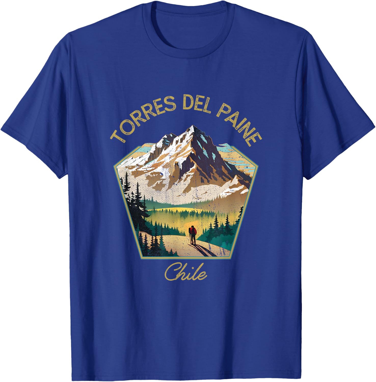 Torres Del Paine Retro Clothing - Torres Del Paine Souvenir T-Shirt - T-Shirt | Royal