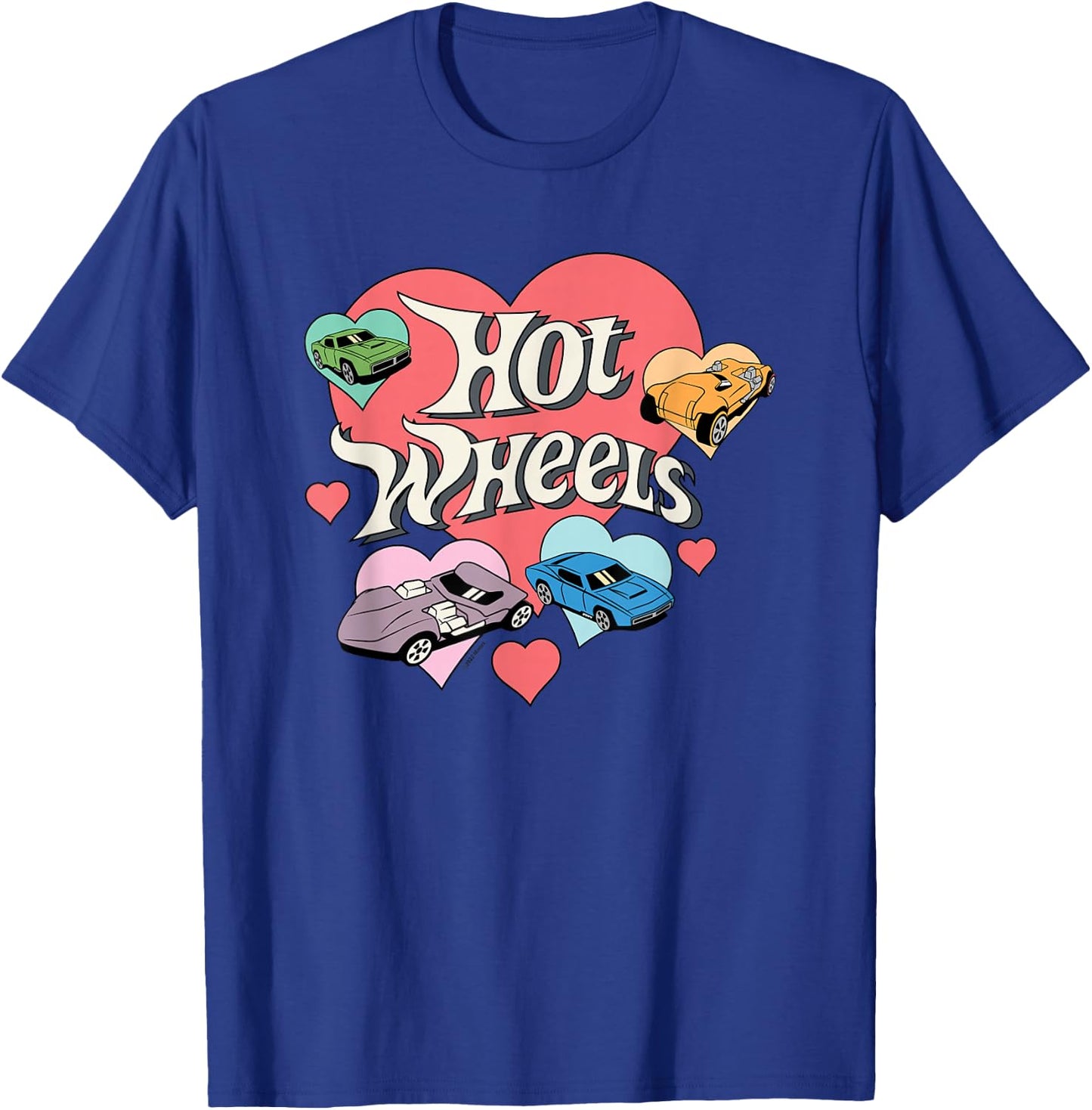 Hot Wheels- Heart Wheels T-Shirt - T-Shirt | Royal