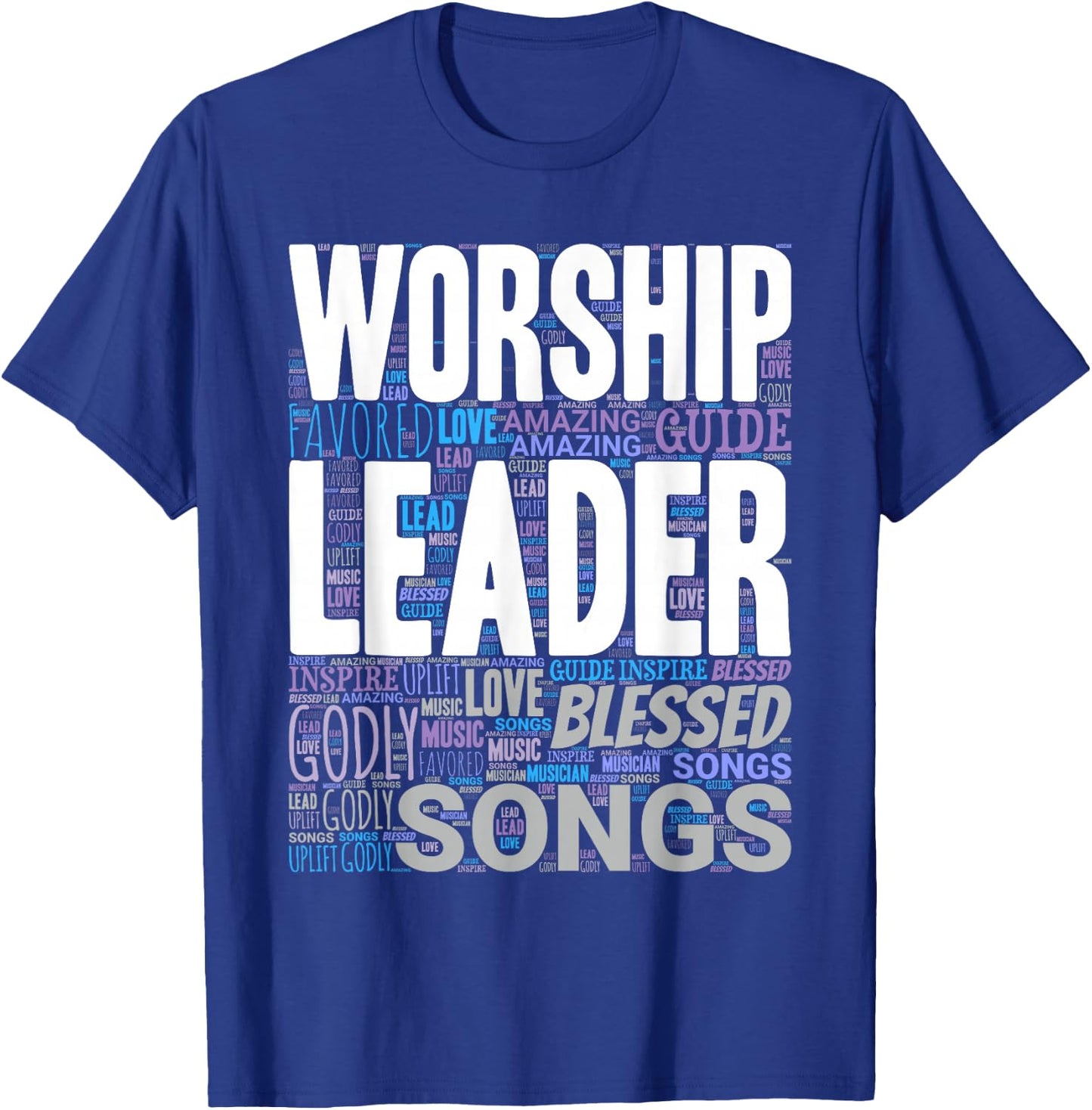 Worship Leader Church Musician T-Shirt - T-Shirt | Royal