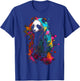 Panda Art Colourful Animal Panda T-Shirt - T-Shirt | Royal