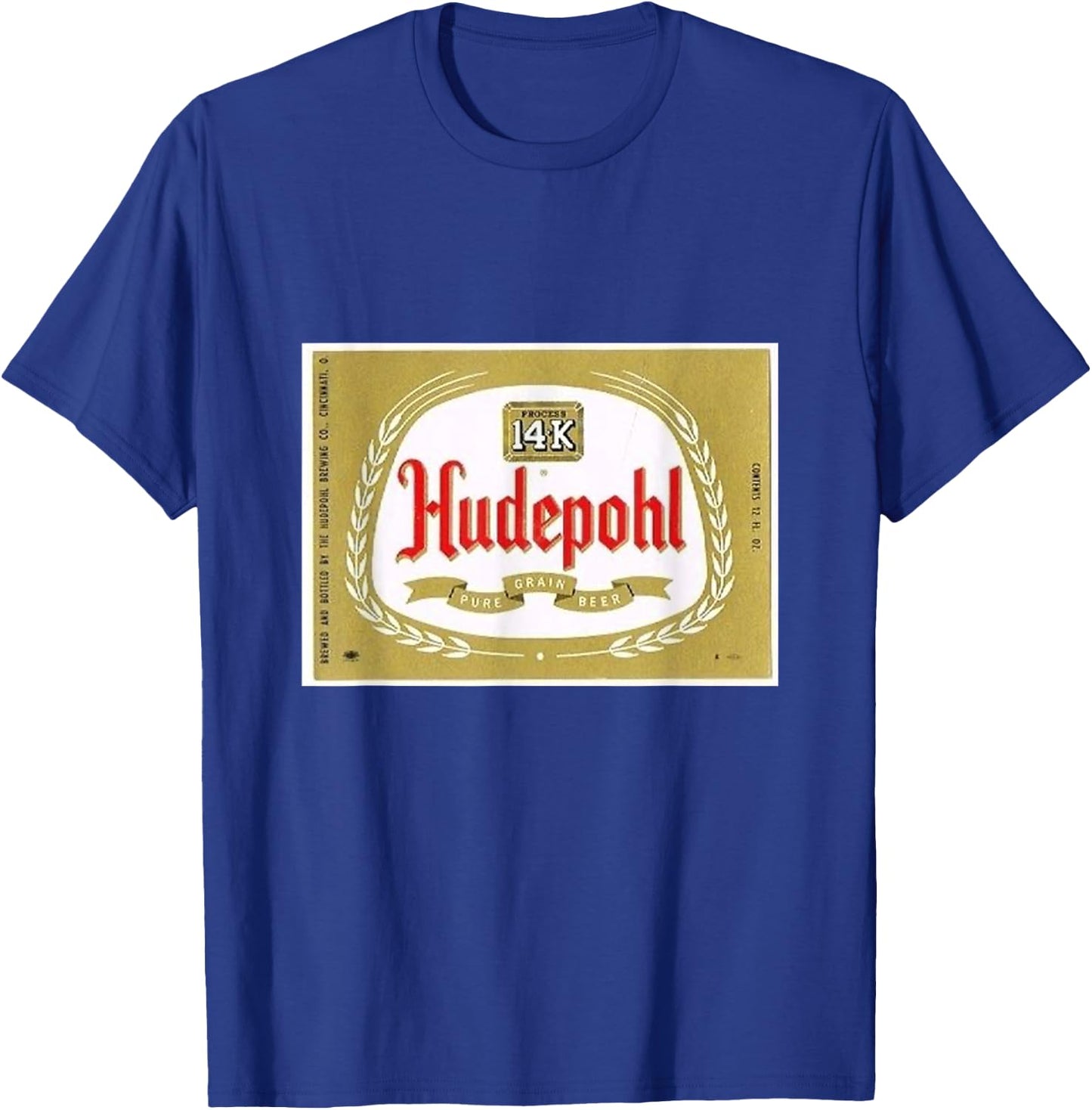 Hudepohl 14K Cincinnati Lager T-Shirt - T-Shirt | Royal