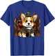 Welsh Corgi Fireman on Firefighter Welsh Corgi T-Shirt - T-Shirt | Royal
