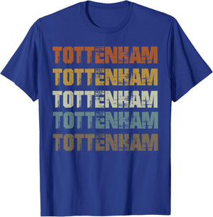 Retro Vintage Tottenham London T-Shirt - T-Shirt | Royal