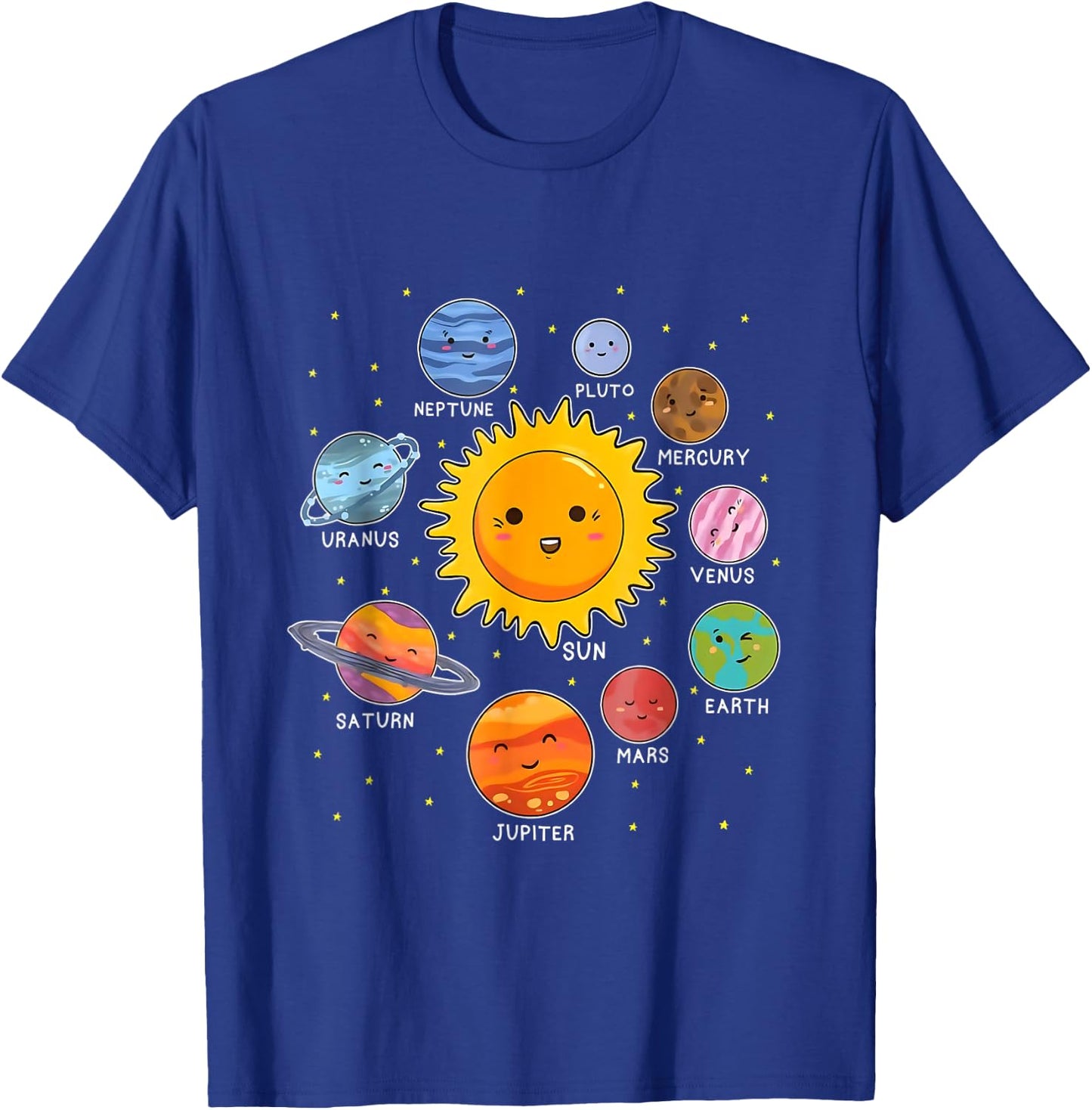 Solar ystem shirt for girls, solar system shirt T-Shirt - T-Shirt | Royal
