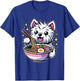 Kawaii Anime West Highland Terrier Dog Ramen T-Shirt - T-Shirt | Royal