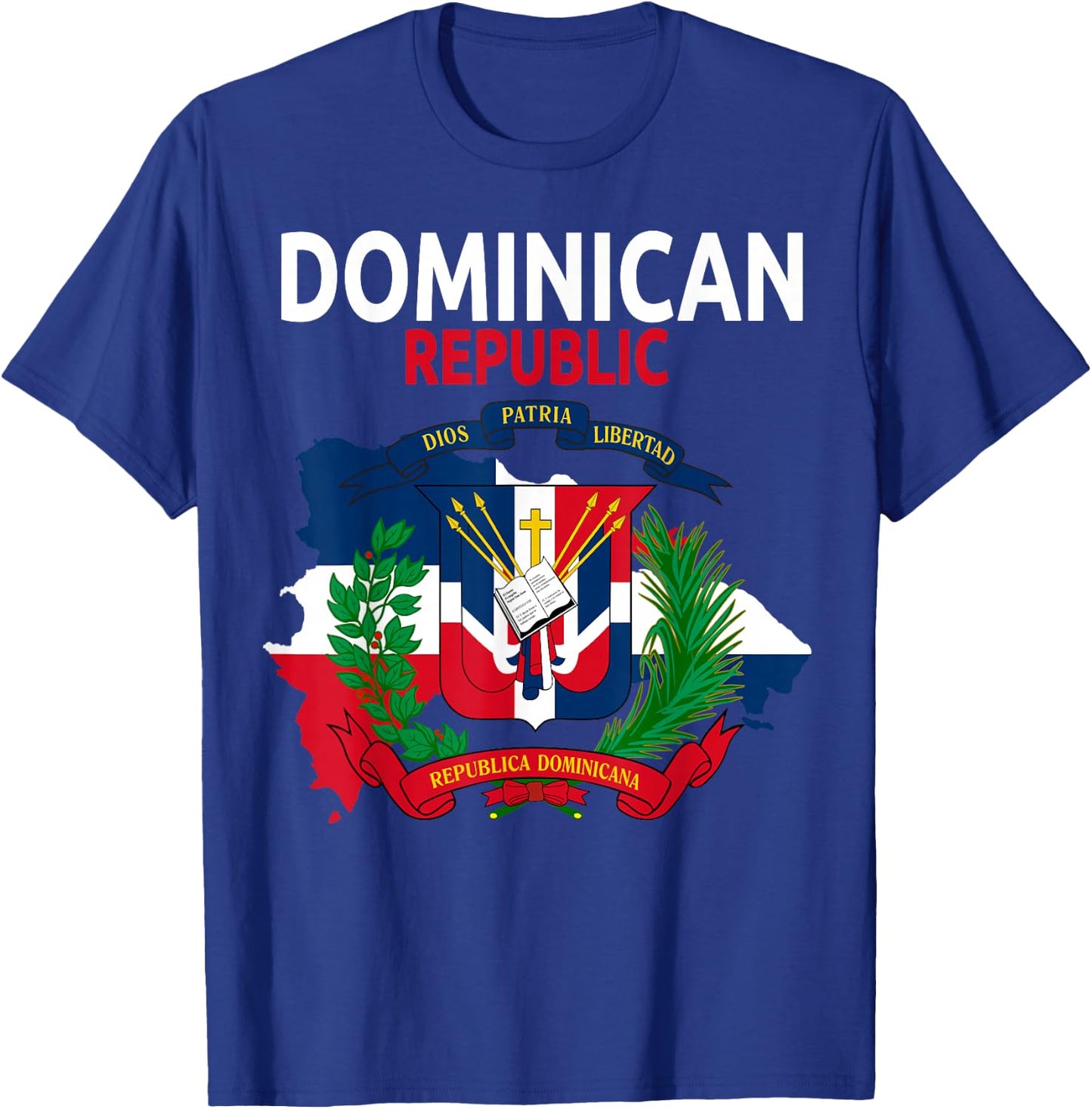Coat of Arms Republica Dominicana & Dominican Flag Outfit T-Shirt - T-Shirt | Royal