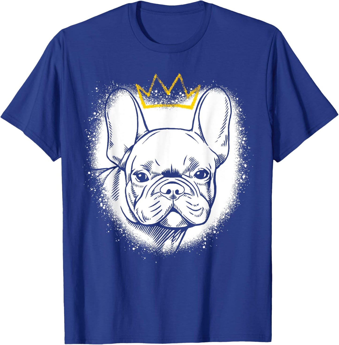 French Bulldog with Crown T-Shirt - T-Shirt | Royal