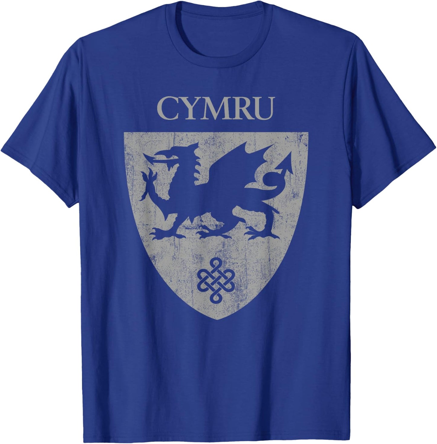 Cymru Welsh Flag Heraldry Dragon Wales pride St David's day T-Shirt - T-Shirt | Royal