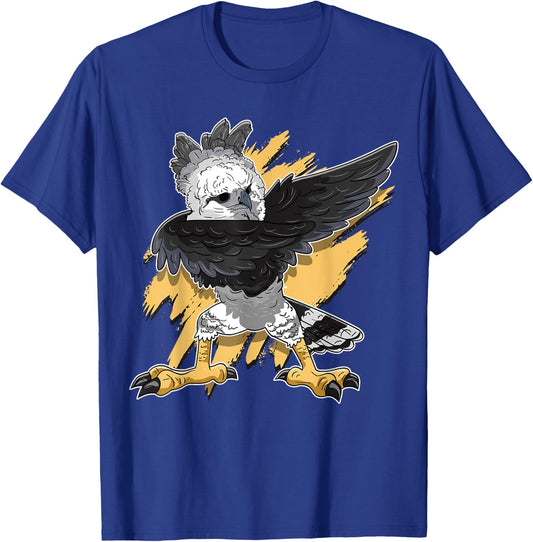 Harpy Eagle Dab Raptor Bird Lover Dabbing Harpy Eagle T-Shirt - T-Shirt | Royal