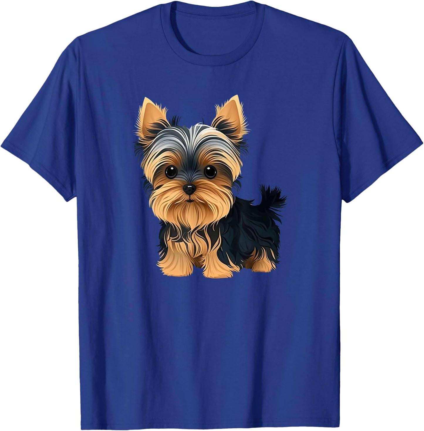 Funny Yorkshire Terrier Cute Puppy T-Shirt - T-Shirt | Royal