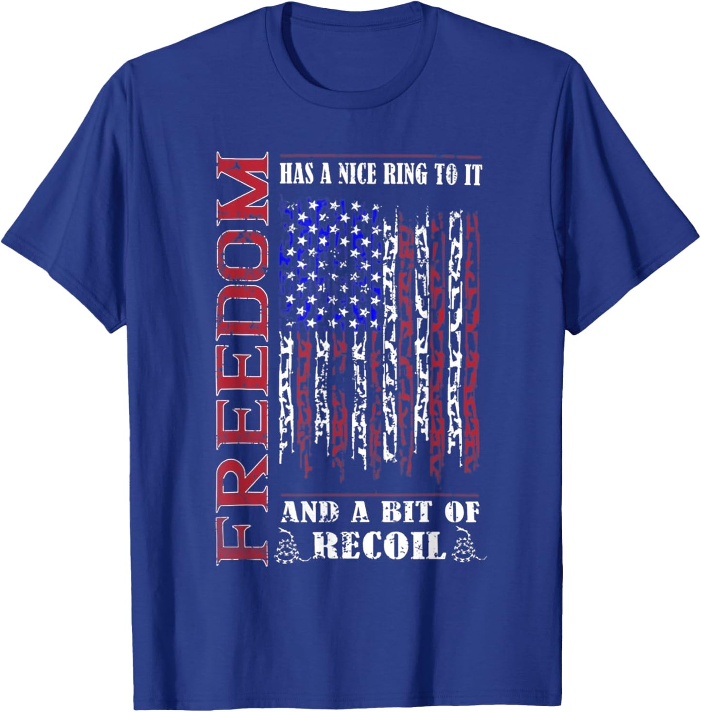 Freedom Has a Nice Ring to it T-Shirt - T-Shirt | Royal