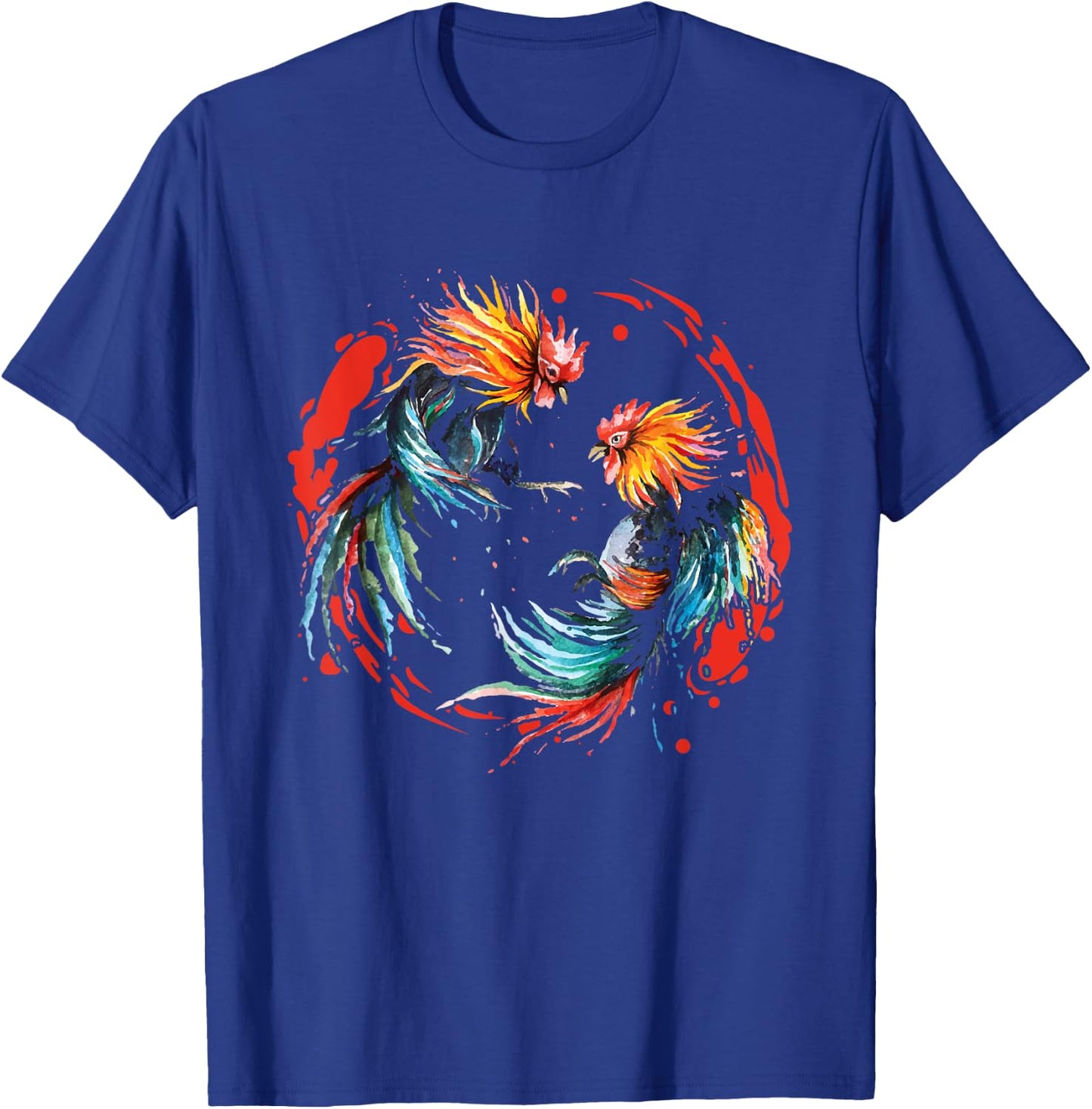 Peleas De Gallos Cockfighter Game Fowl Cockfighting Rooster T-Shirt - T-Shirt | Royal