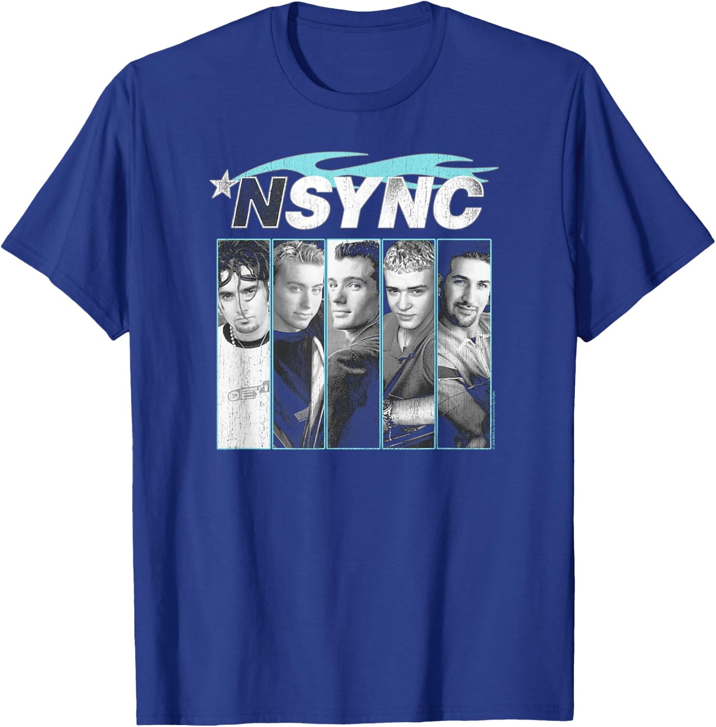 NSYNC Official Here We Go T-Shirt - T-Shirt | Royal