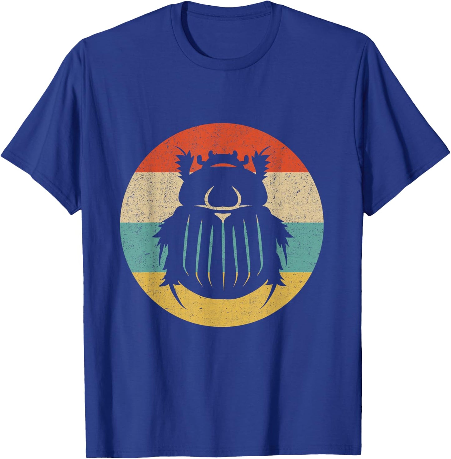 Dung Beetle Entomology Bug Retro Insect Entomologist T-Shirt - T-Shirt | Royal